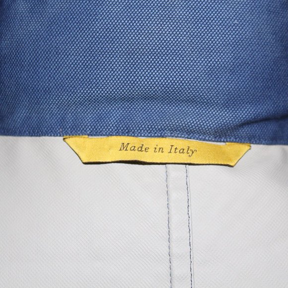 Canali 1934 Blue Coat / Windbreaker 56 IT ~46US - Picture 7 of 9